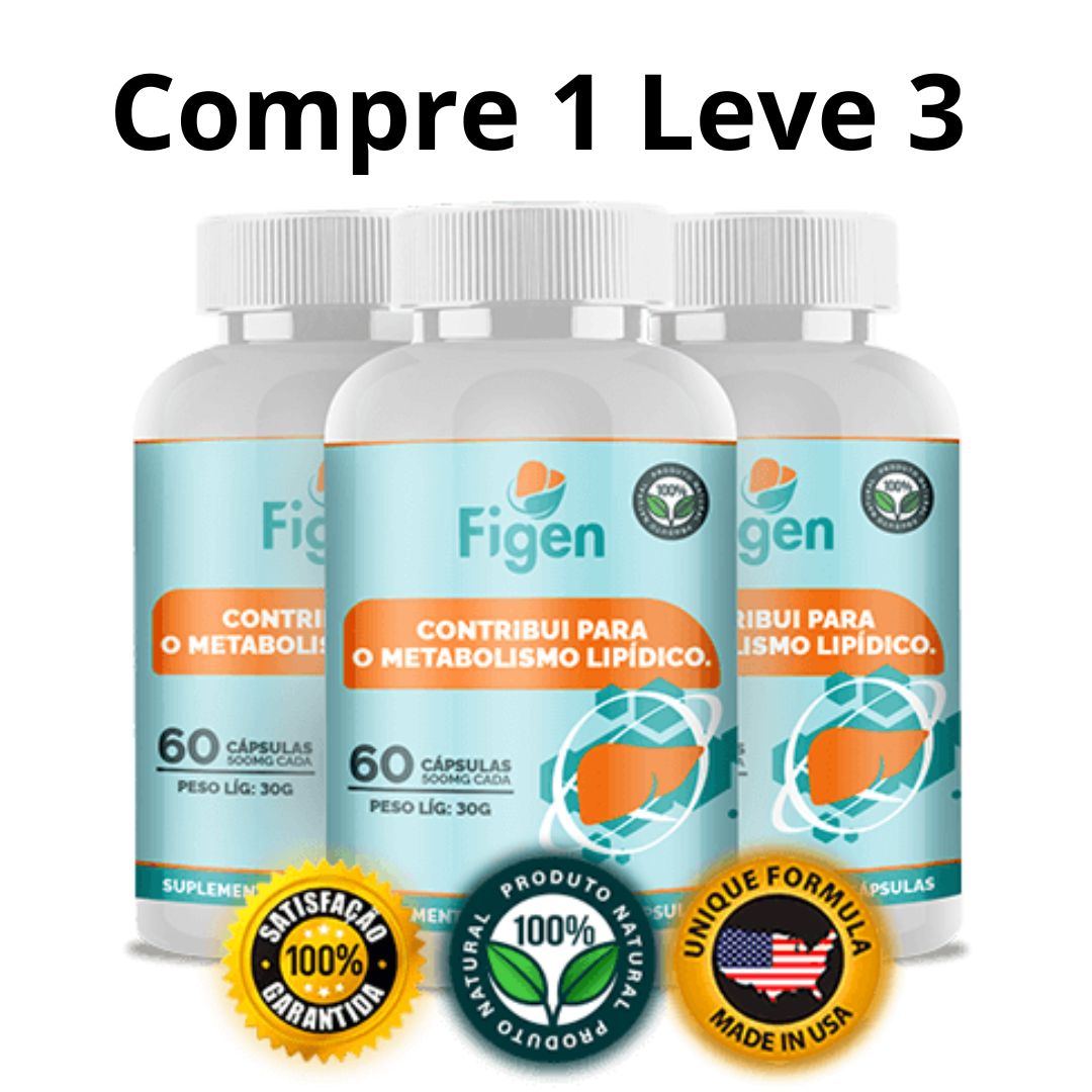 Detox Figen - Saúde e Bem Estar Do Seu Fígado - Compre 1 Leve 3 + Brinde Exclusivo - Brasil Fast Buy