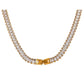 Colar Choker Baguetes Riviera - Banhado a Ouro 18k + Brinde + Frete Grátis - Brasil Fast Buy