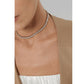 Colar Choker Baguetes Riviera - Banhado a Ouro 18k + Brinde + Frete Grátis - Brasil Fast Buy