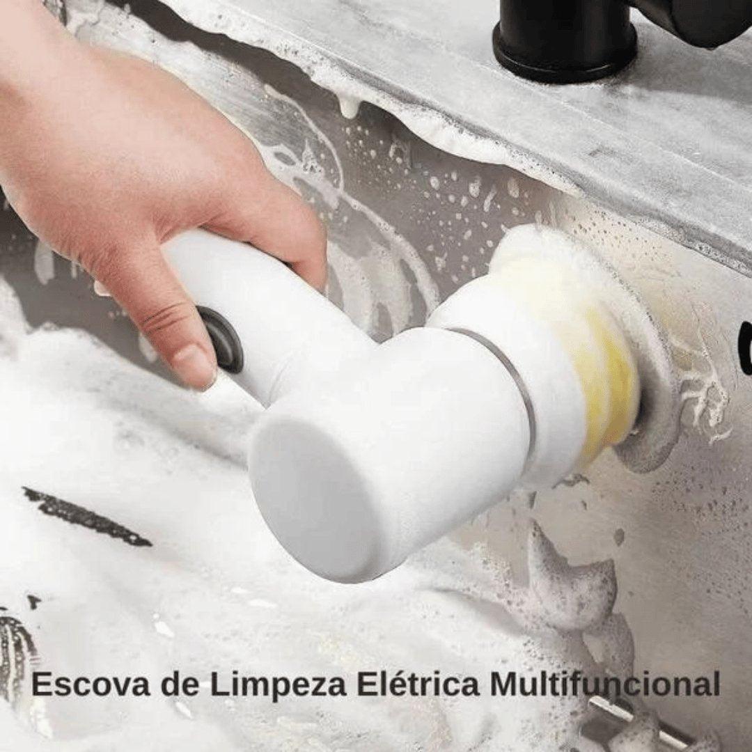 Escova de Limpeza Elétrica Multifuncional Sem Fio + Frete Grátis - Brasil Fast Buy