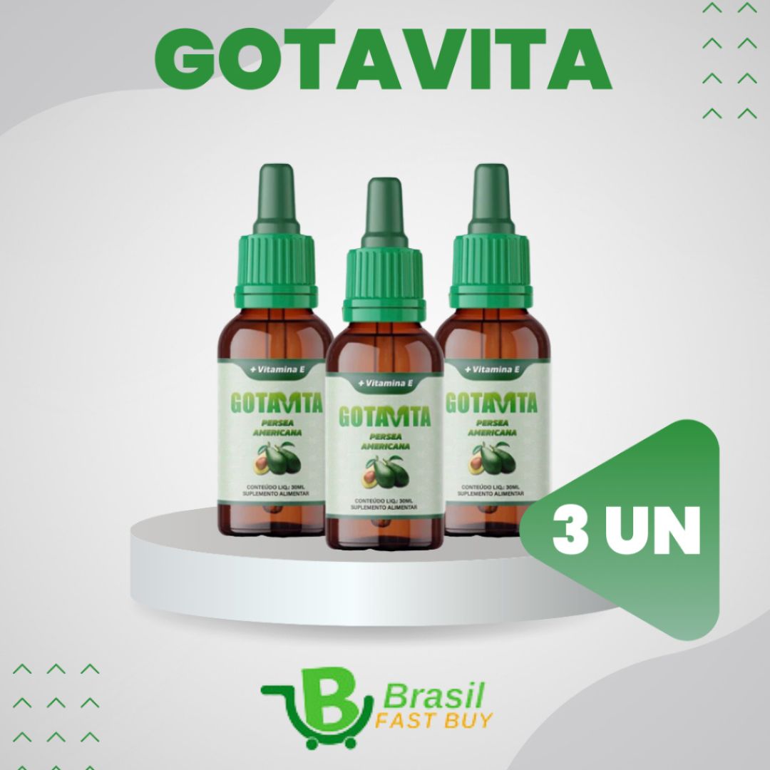 GotaVita - Auxilia No Bem Estar Diário - Compre 1 Leve 3 + Frete Grátis