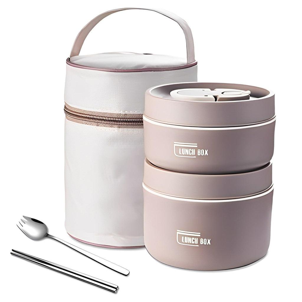 Kit Potes Térmicos Lunchbox + Lancheira E Talheres Grátis - Brasil Fast Buy